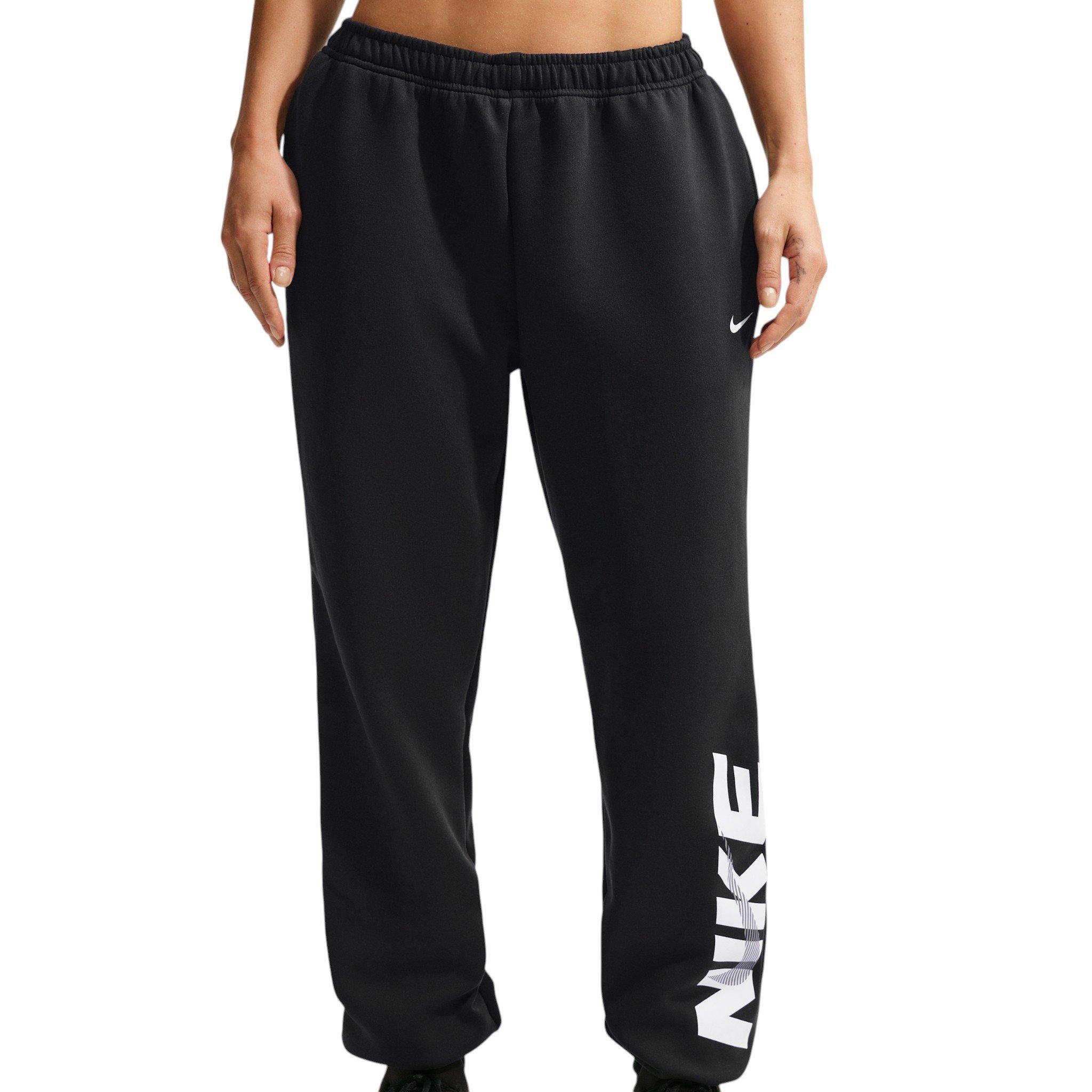 Nike Women's One Dri-FIT Pants - Black/Red/White - BLACK/RED/WHITE